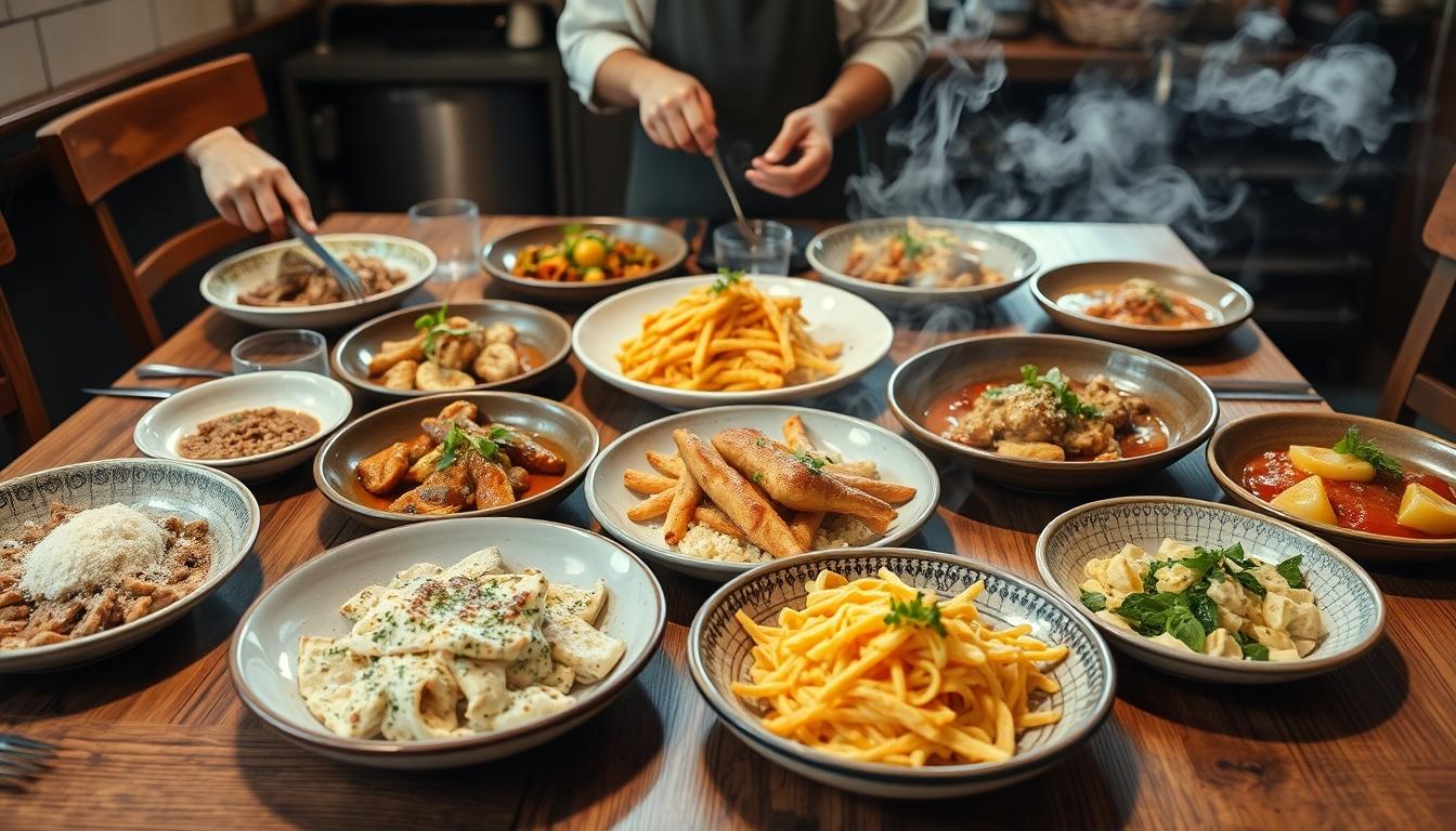 Fresh seasonal cooking dish