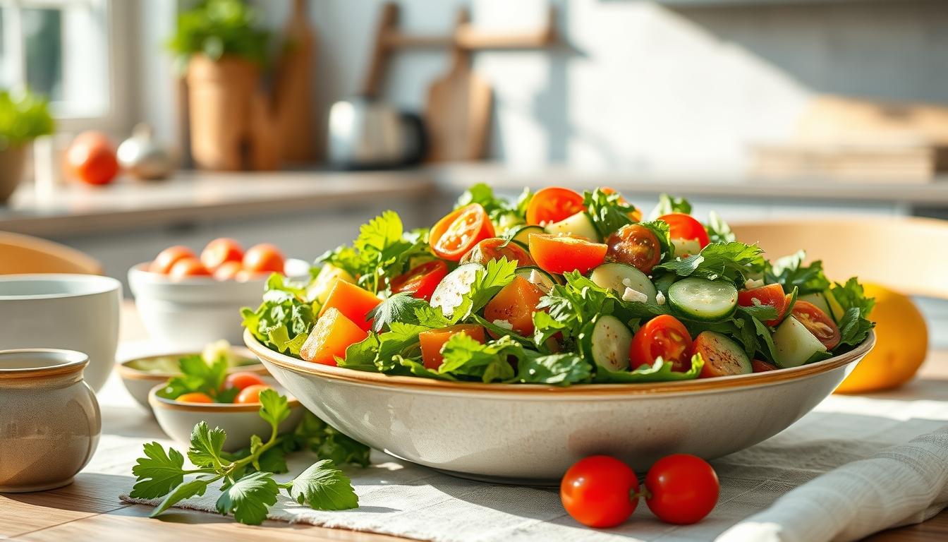 Home cook preparing ingredients in the kitchen